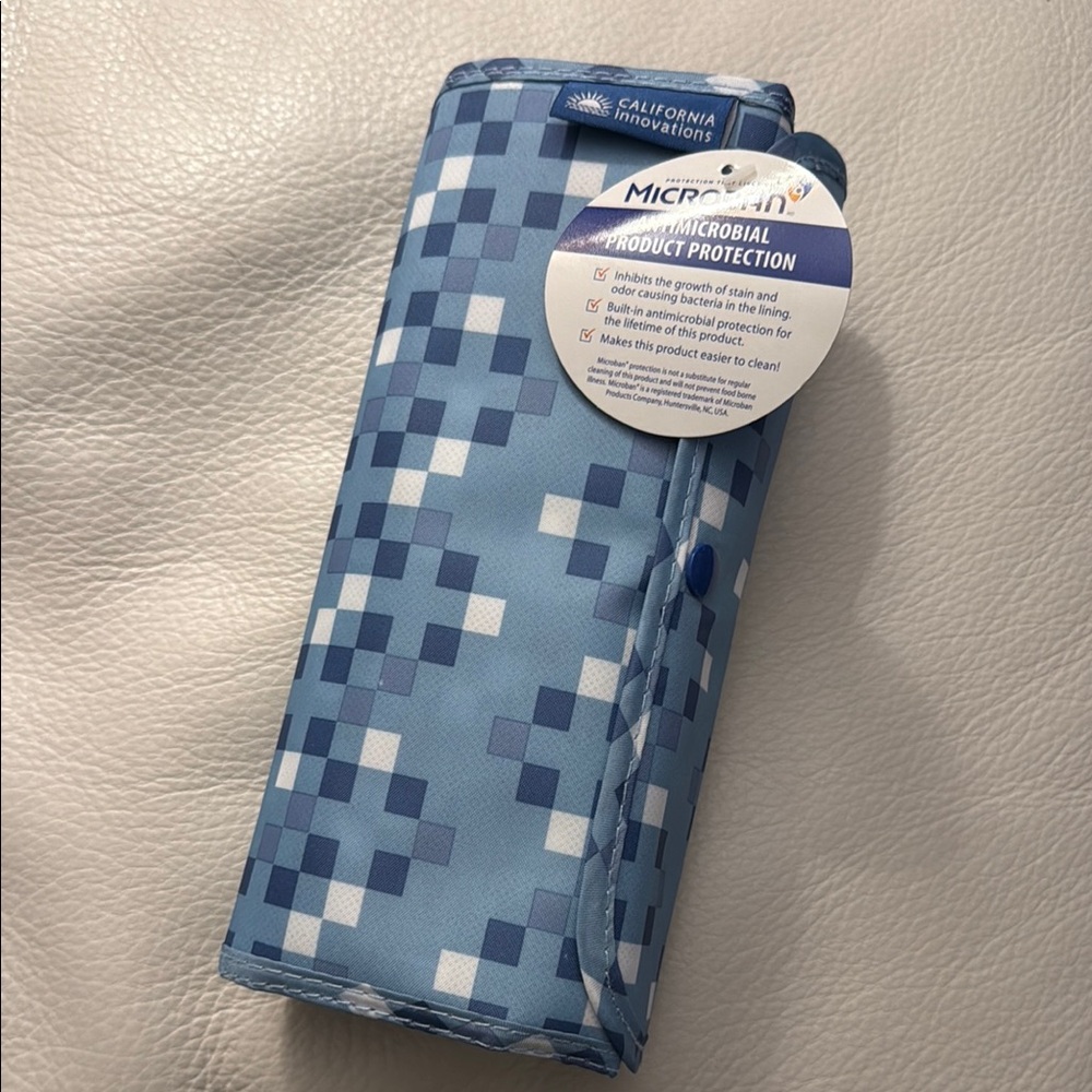 California Innovations Blue Patterned Shopping Bag
